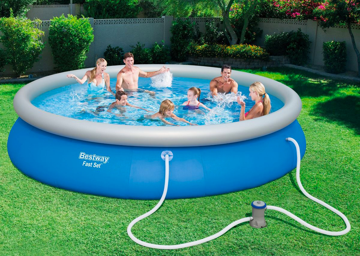 bestway syros 457x84cm medence vízforgatóval